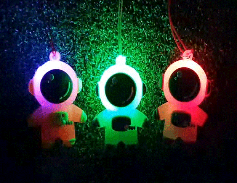 코비스 LED 발광 티꽂이 스프링 골프티 롱티(80mm) 컬러랜덤 [VS1408]
